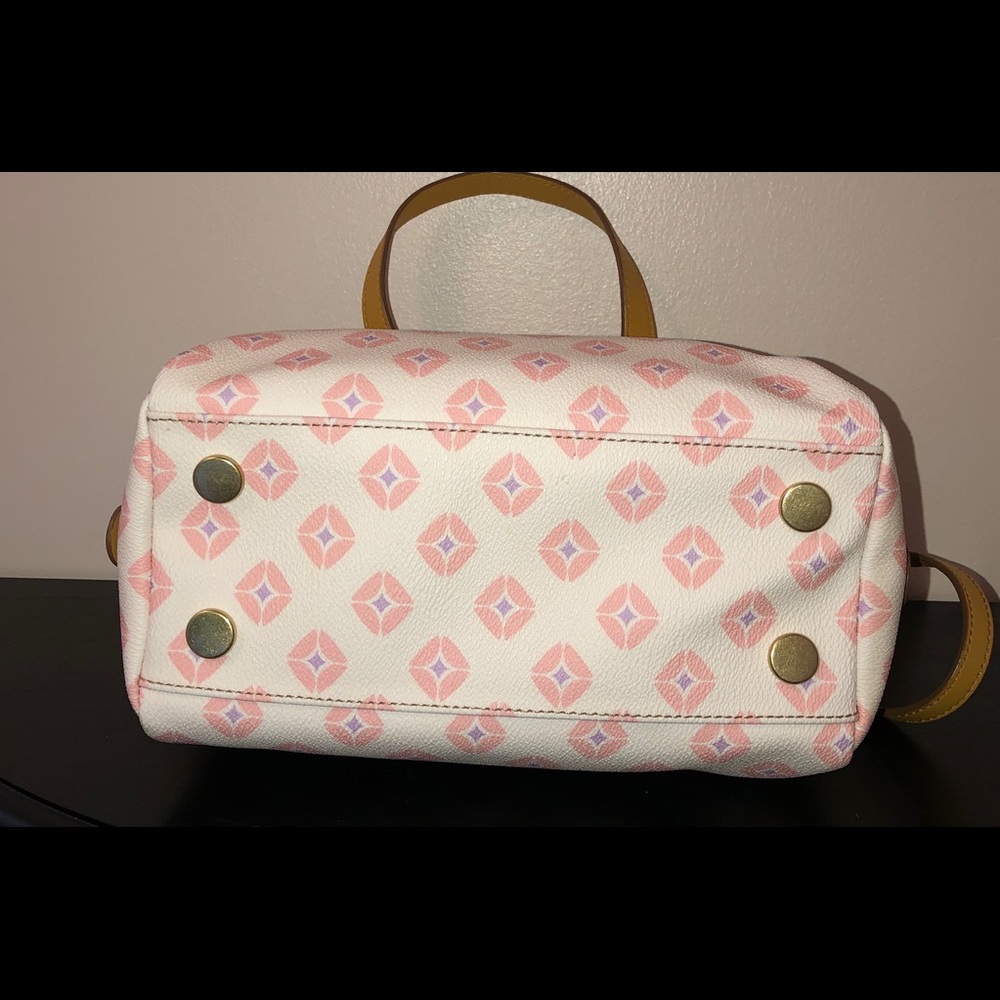 Fossil Sydney Signature Satchel,Canvas/Or Pu - image 8